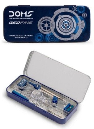 DOMS Geofine Mathematical Drawing Instruments (Geometry Box)