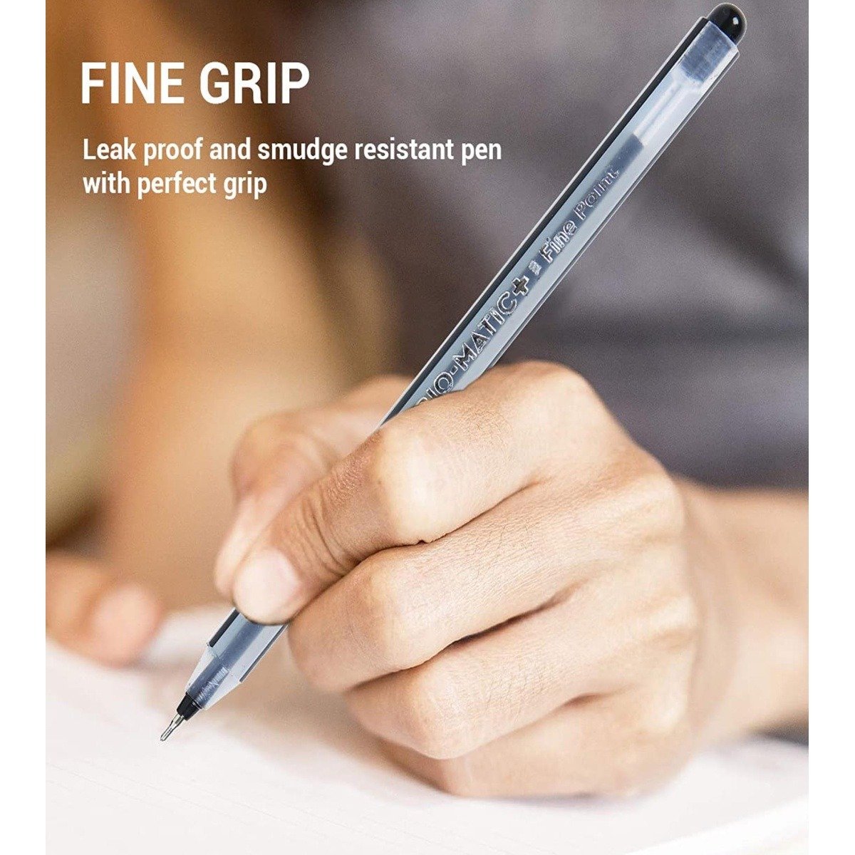 DOMS TRIO MATIC Ballpoint Pens 20 PCS | Black Ink (USE AND THROW)