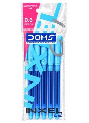 Doms Inxel Gel Pens | Blue Ink