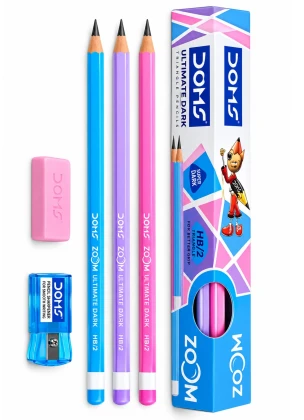 Doms Zoom Ultimate Dark Pencil Box Pack